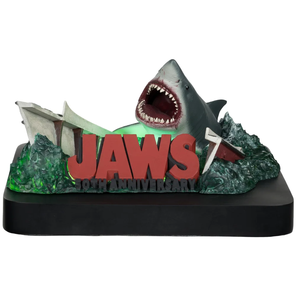 McFarlane Jaws 50th Anniversary 1/48 Scale Resin Statue with Light Up Base Afbeelding 1