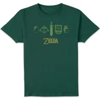 The Legend of Zelda Zelda Icons Unisex T-Shirt - Green