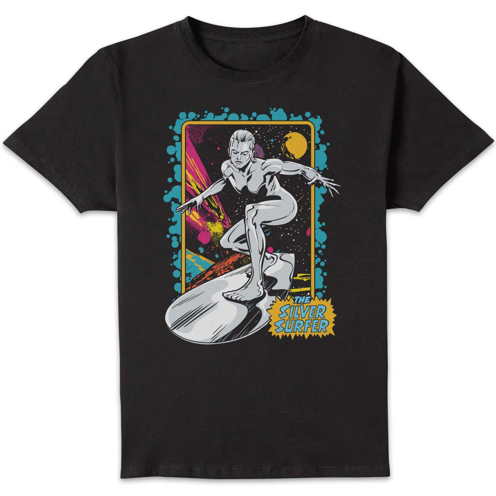 Marvel Fantastic Four The Silver Surfer Unisex T-Shirt - Black - S Afbeelding 1