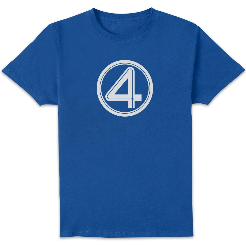Marvel Fantastic Four Symbol Unisex T-Shirt - Blue - XXL Afbeelding 1
