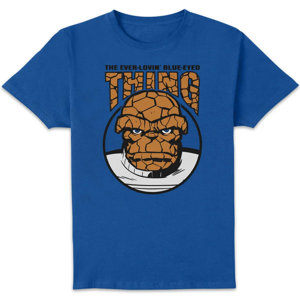 Marvel Fantastic Four The Ever-lovin' Blue Eyed Thing Unisex T-Shirt - Blue - S Afbeelding 1