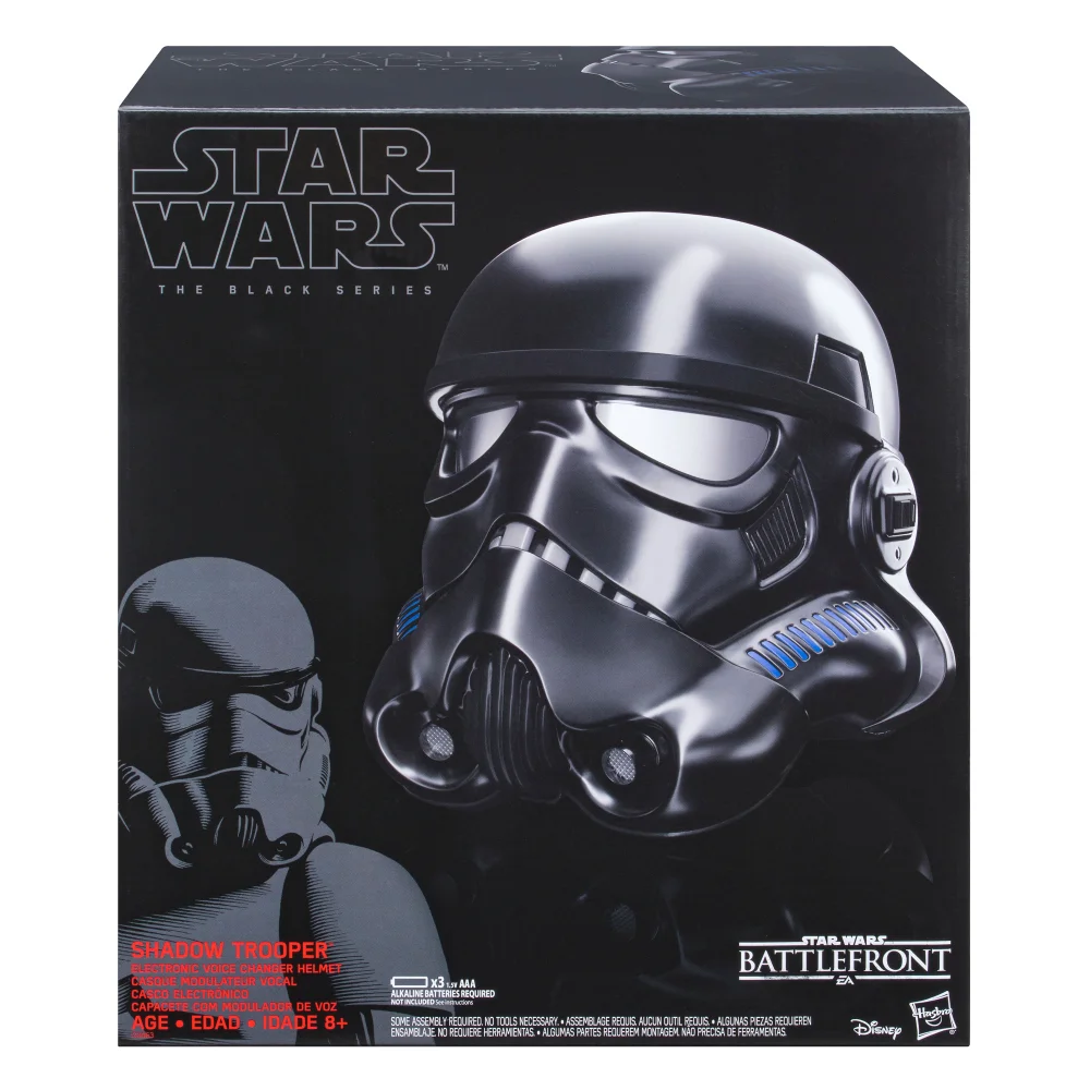 Hasbro Star Wars The Black Series Shadow Trooper Premium Electronic Roleplay Helmet Afbeelding 1
