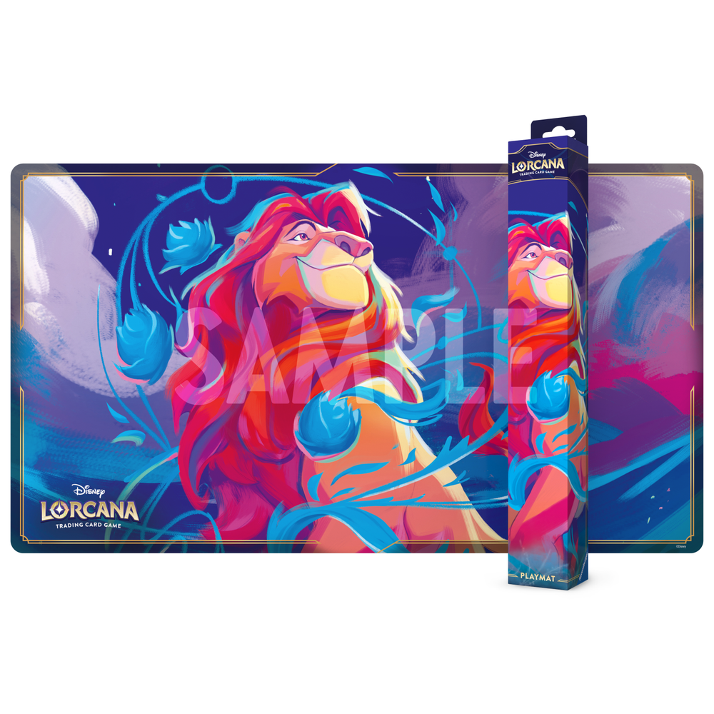 Disney Lorcana Trading Card Game Fabled Mufasa Playmat Afbeelding 1