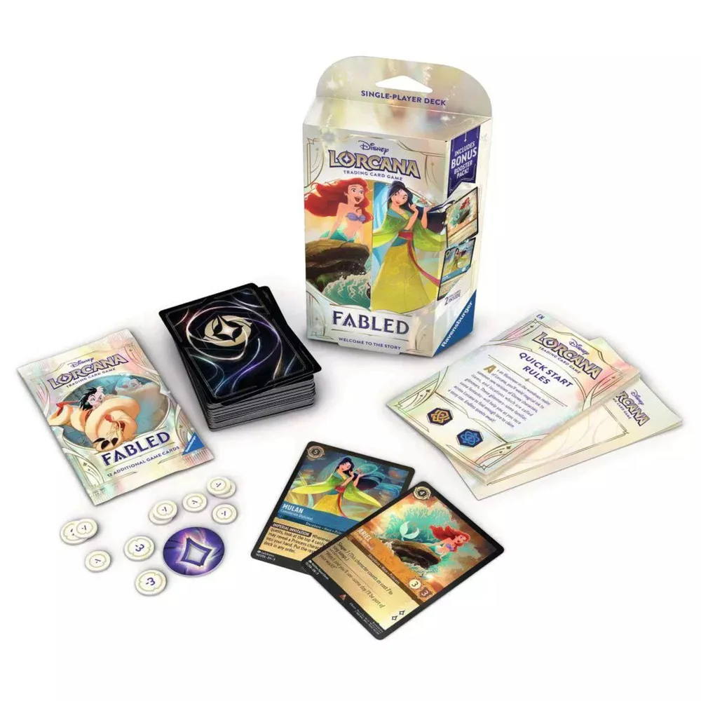Disney Lorcana Trading Card Game Fabled Starter Deck B Afbeelding 1