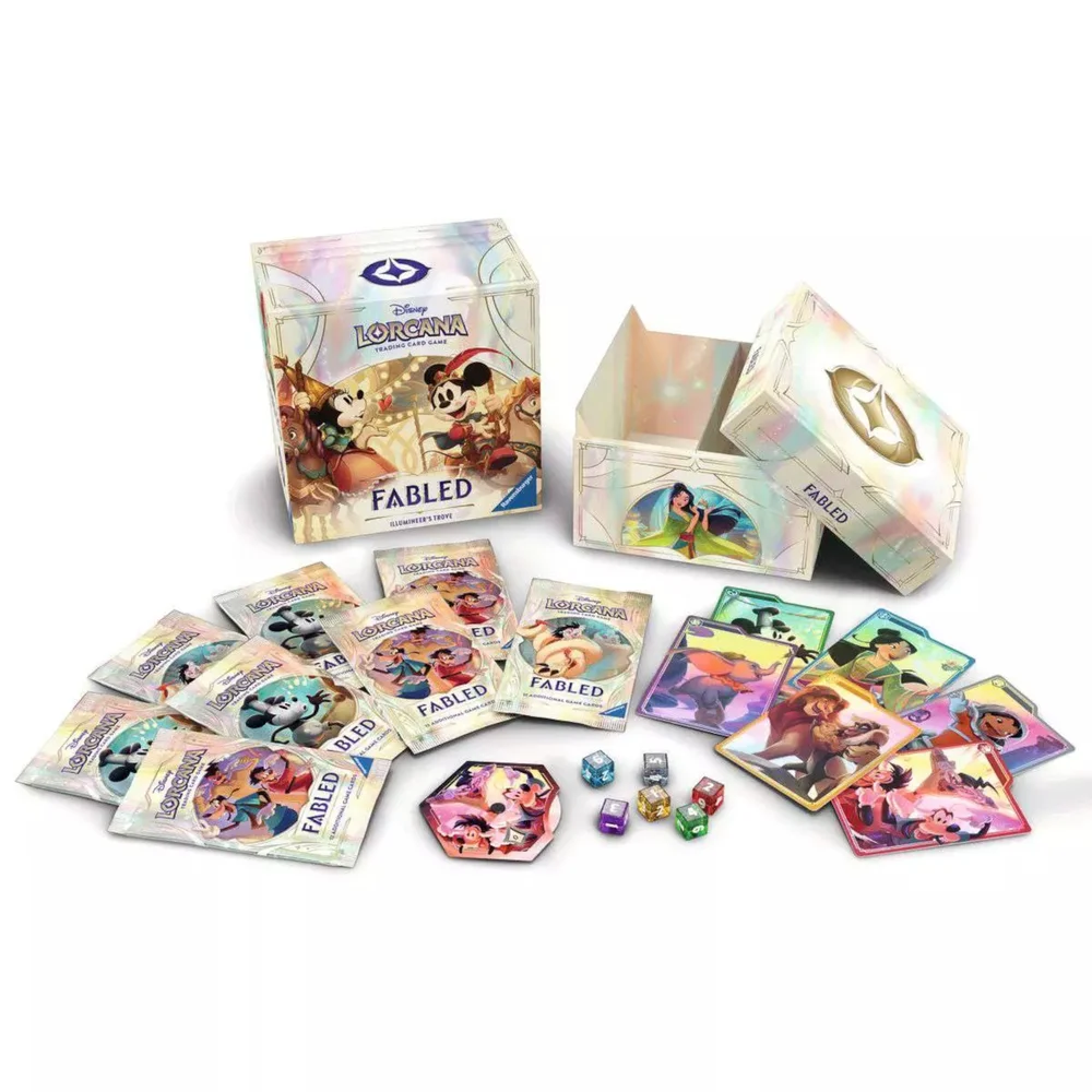 Disney Lorcana Trading Card Game Fabled Illumineer's Trove Set Afbeelding 1
