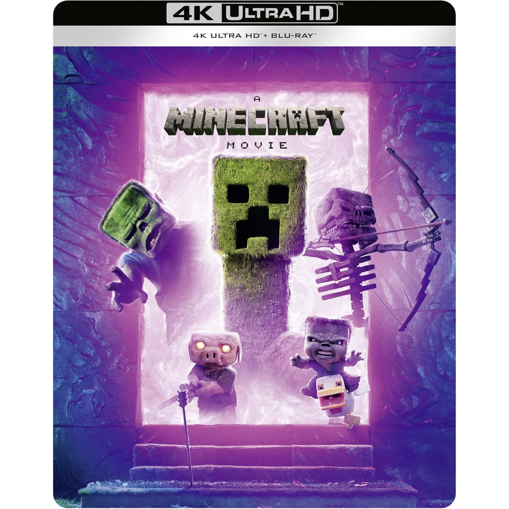 A Minecraft Movie Portal Limited Edition 4K Ultra HD Steelbook Afbeelding 1