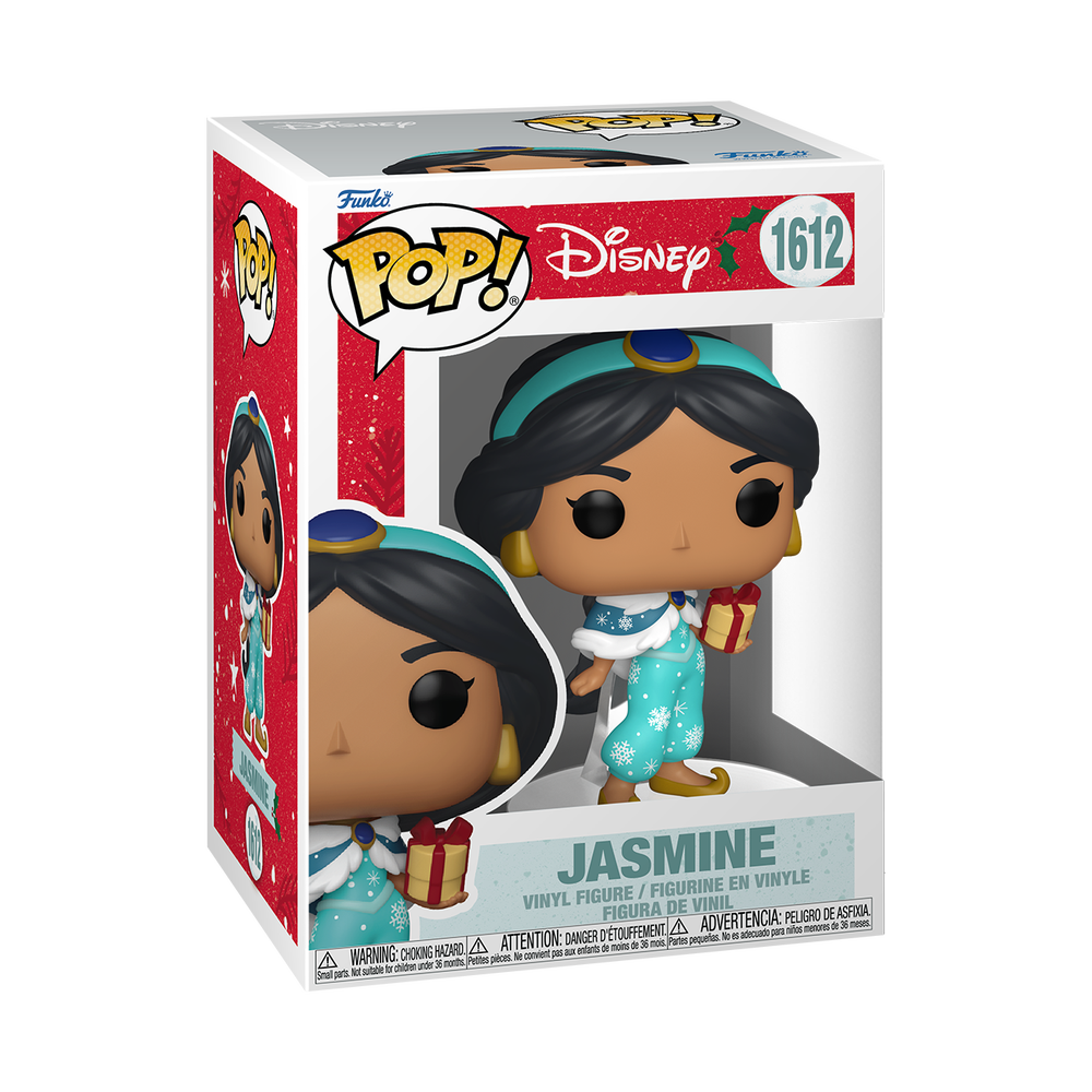Disney Princess Holiday Jasmine Funko Pop Vinyl Afbeelding 1