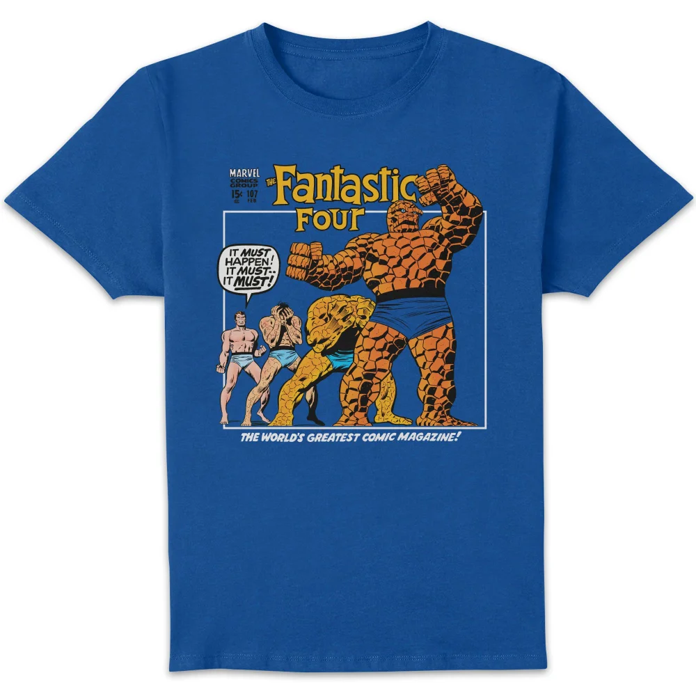 Marvel Fantastic Four Transformation Unisex T-Shirt - Blue - S Afbeelding 1