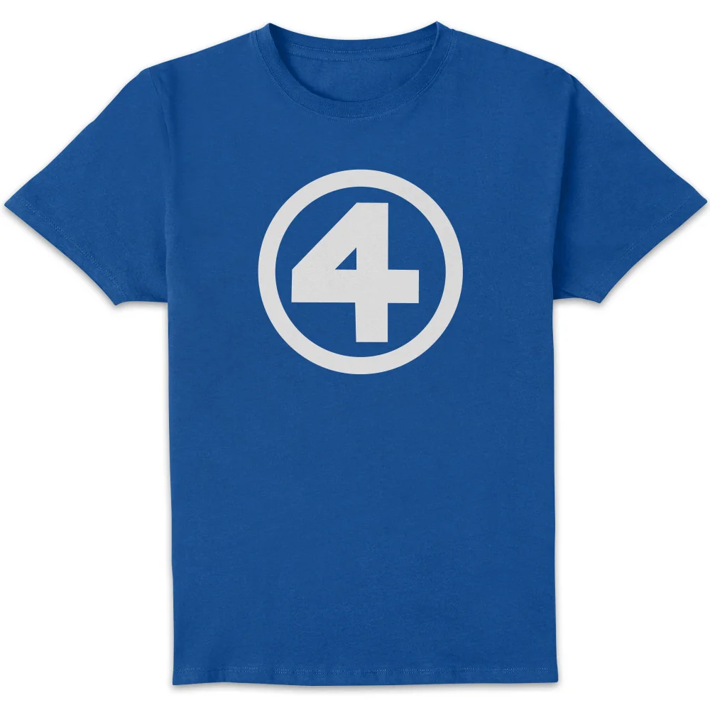 Marvel Fantastic Four Classic Symbol Unisex T-Shirt - Blue - S Afbeelding 1