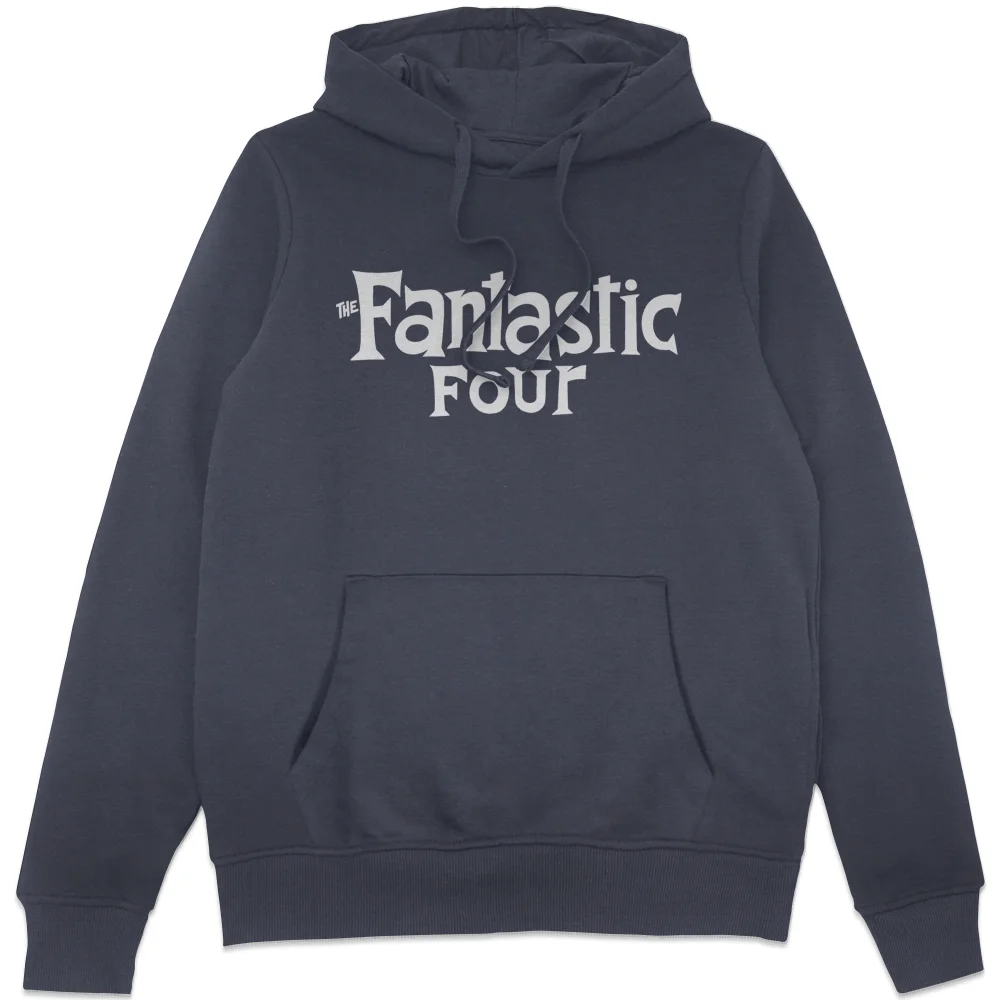 Marvel Fantastic Four Classic Logo Hoodie - Navy - S Afbeelding 1