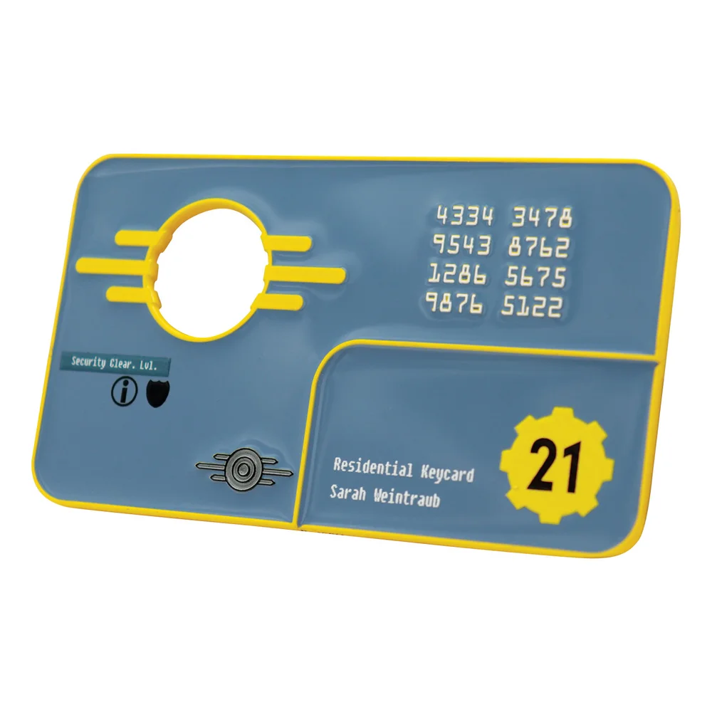 Fallout: New Vegas Vault 21 Security Keycard Replica Afbeelding 1