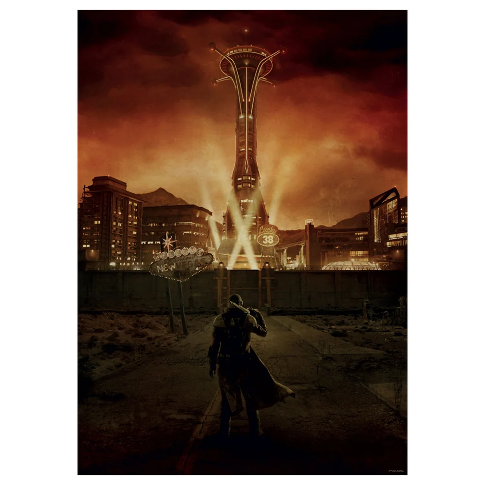 Fallout: New Vegas A3 Art Print Afbeelding 1