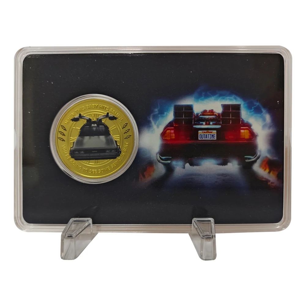 Back to the Future 40th Anniversary Presentation Coin Afbeelding 1