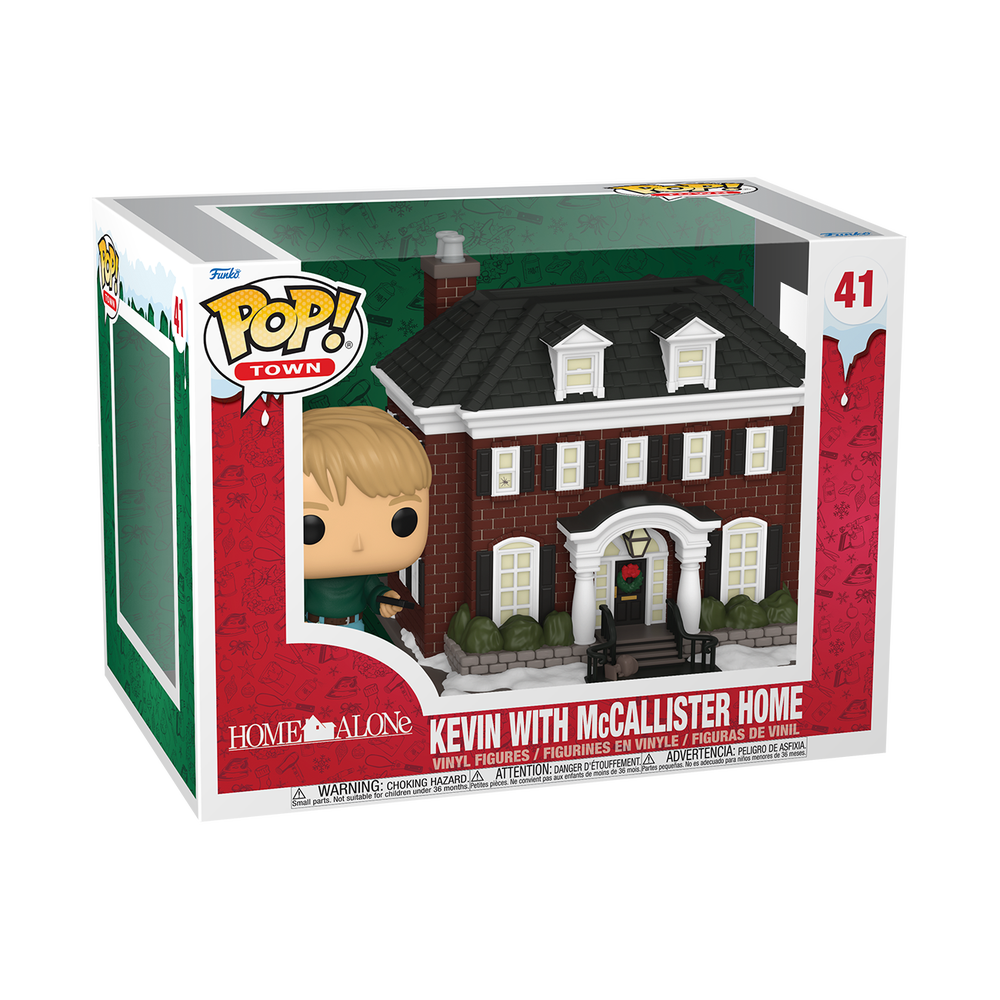 Home Alone Kevin w/ Home Funko Pop Vinyl Town Afbeelding 1