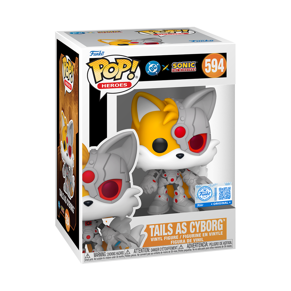 Justice League Sonic - Tails Cyborg Funko Pop Vinyl Afbeelding 1