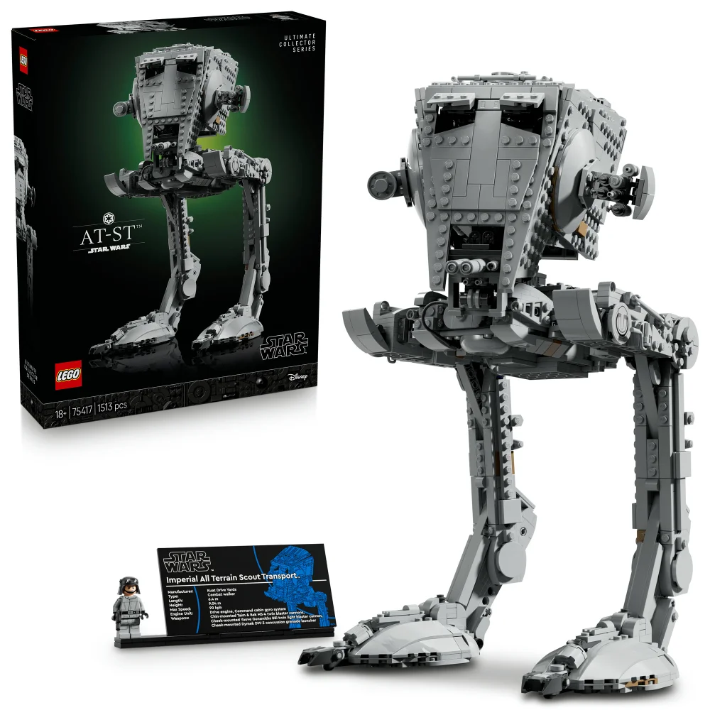 LEGO Star Wars AT-ST Walker Building Set for Adults 75417 Afbeelding 1