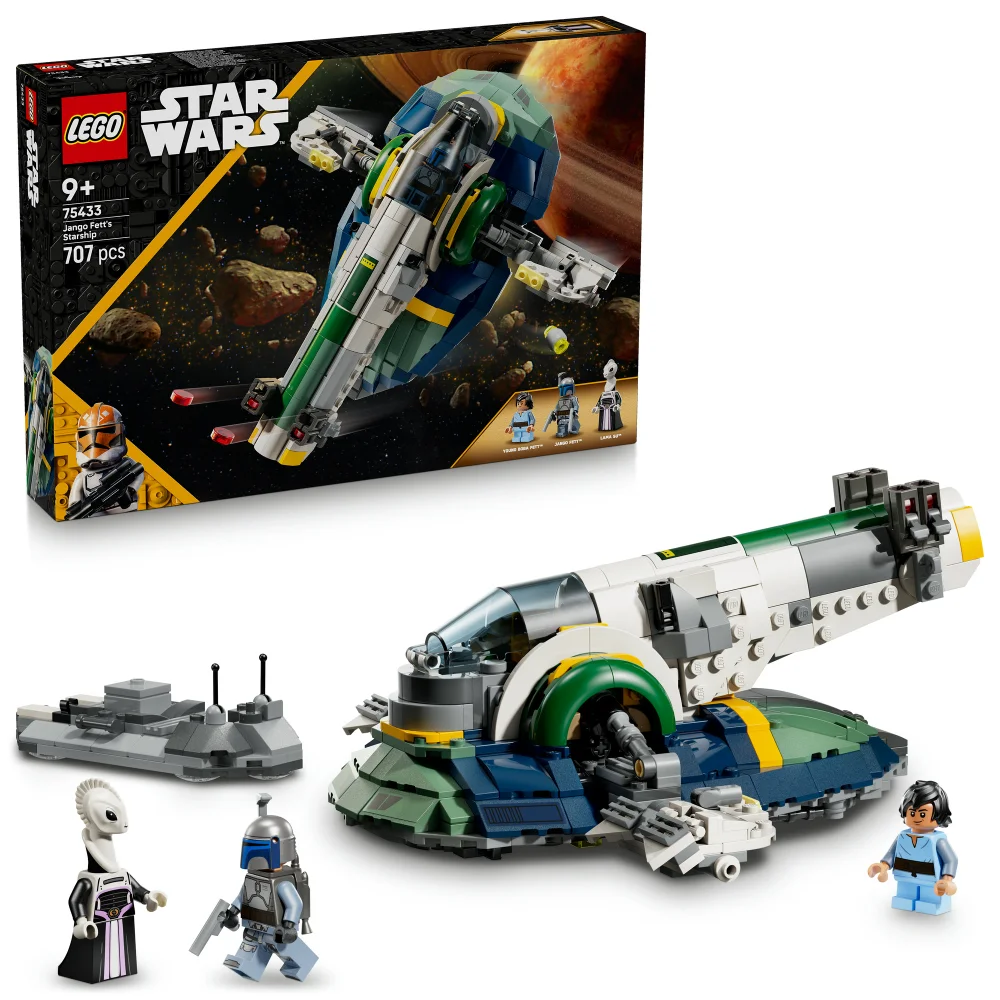 LEGO Star Wars Jango Fett’s Starship Building Toy Set 75433 Afbeelding 1