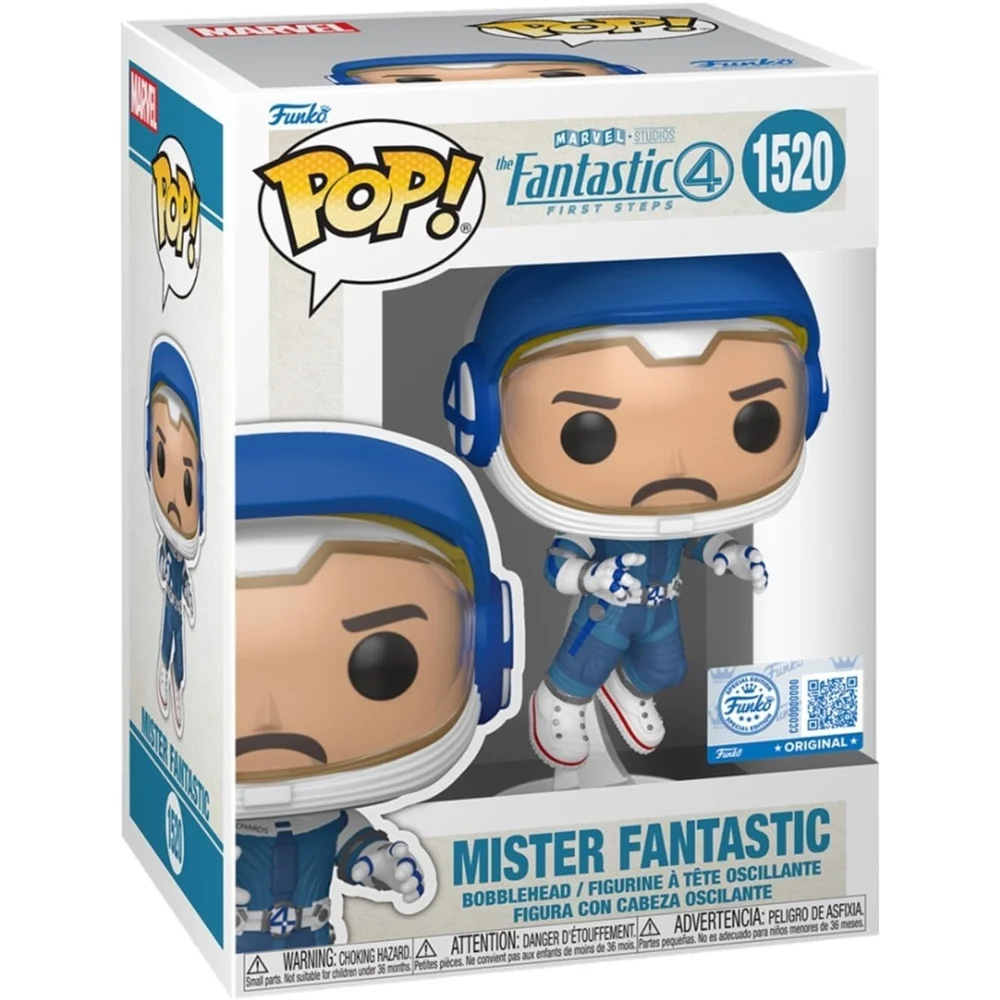 Funko Pop! Marvel Funko Pop Fantastic Four Mr Fantastic Astronaut Afbeelding 1
