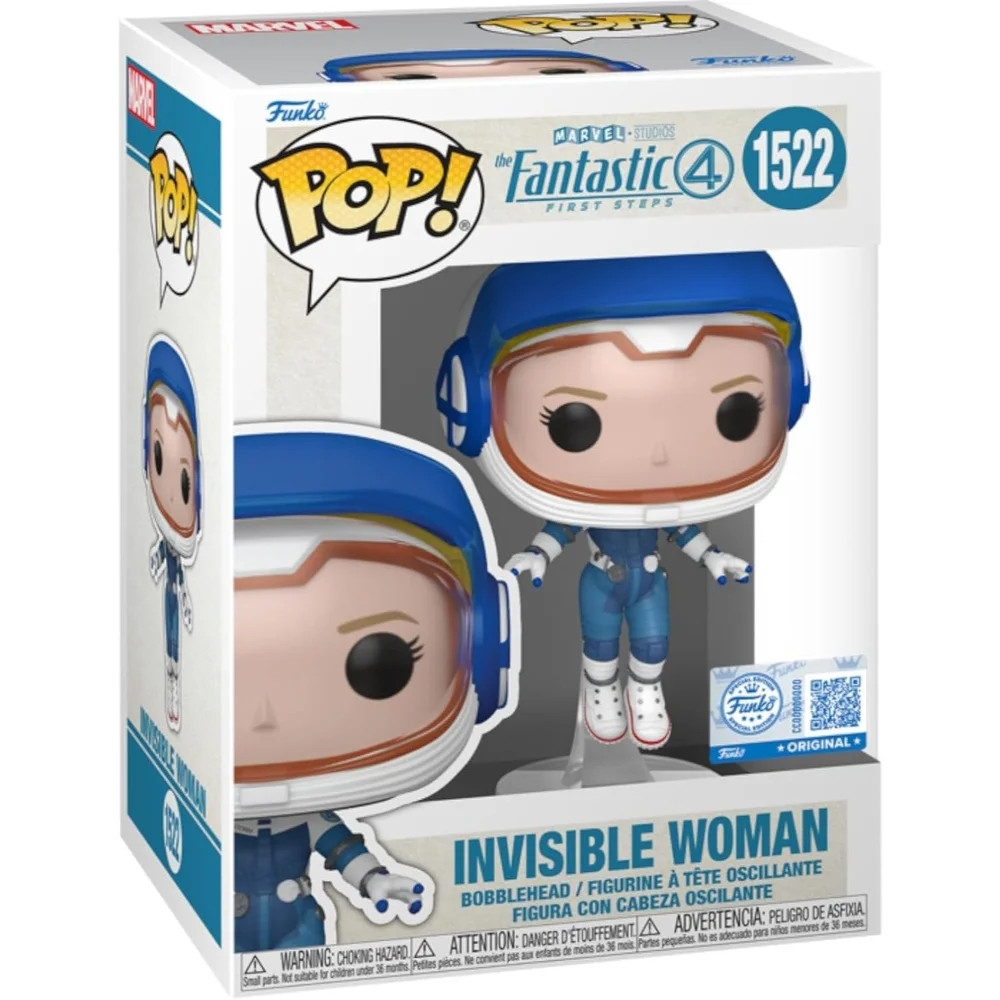 Marvel Funko Pop Fantastic Four Invisible Woman Astronaut Afbeelding 1