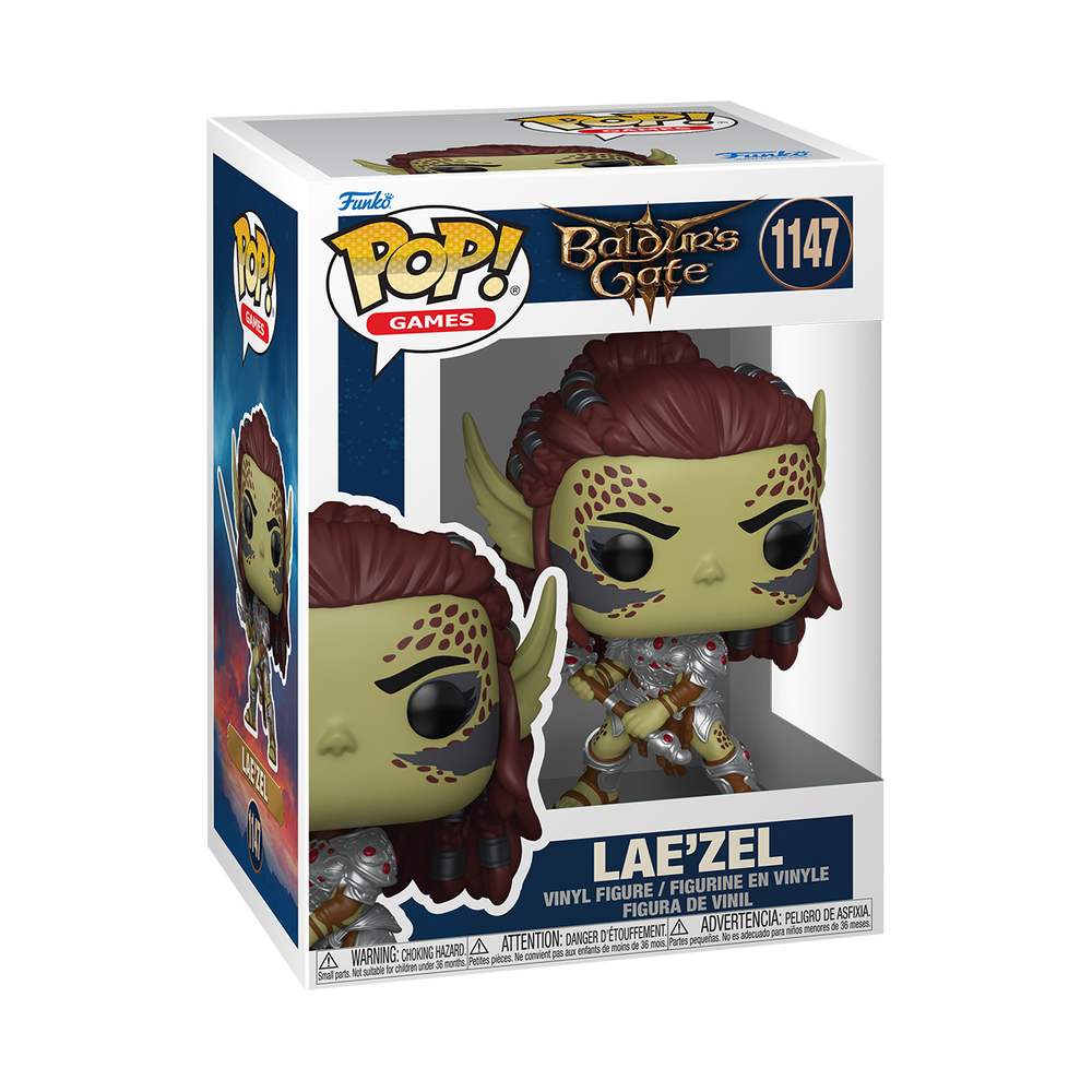 Baldur's Gate 3 Lae'zel with Sword Funko POP Vinyl Afbeelding 1