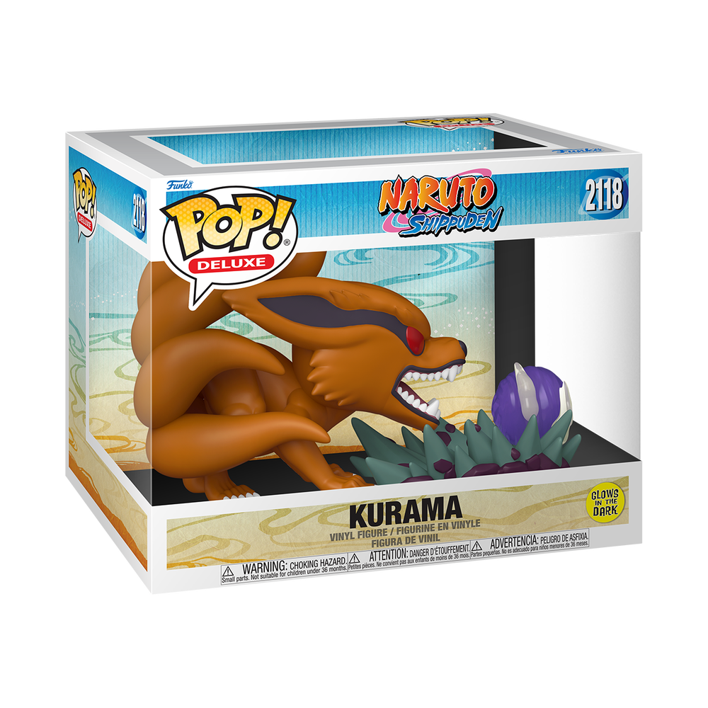 Naruto Shippuden Kurama (Glow) Funko POP Vinyl Afbeelding 1