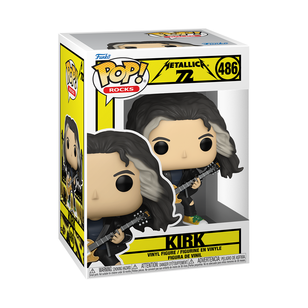 POP Rocks Metallica Kirk Funko POP Vinyl Afbeelding 1