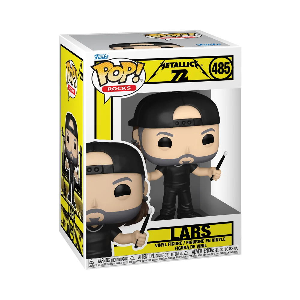 POP Rocks Metallica Lars Funko POP Vinyl Afbeelding 1