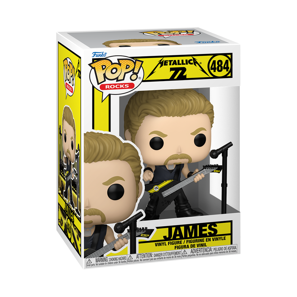 POP Rocks Metallica James Funko POP Vinyl Afbeelding 1
