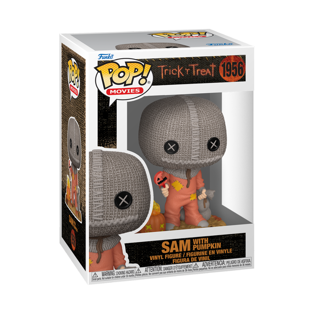 Trick 'r Treat Sam with Pumpkin Funko POP Vinyl Afbeelding 1