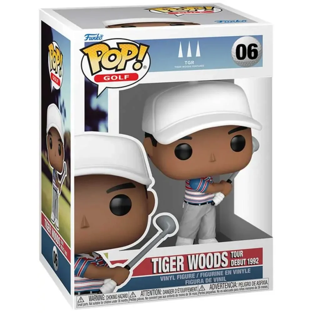 POP Golf: Tiger Woods Tour Debut 1992 Funko POP Vinyl Afbeelding 1