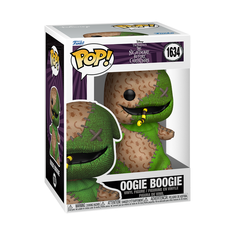 Disney A Nightmare Before Christmas Patchwork Oogie Boogie Funko POP Vinyl Afbeelding 1