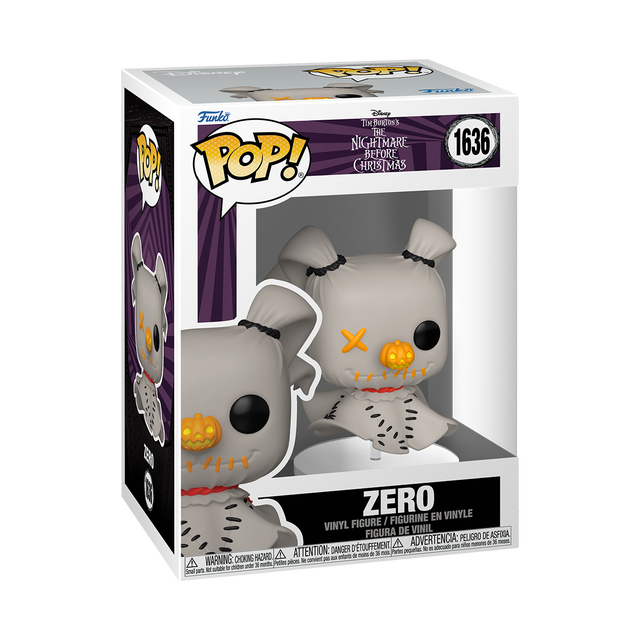 Disney A Nightmare Before Christmas Patchwork Zero Funko POP Vinyl
