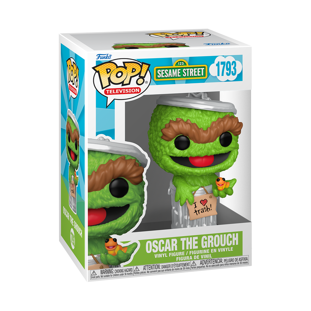 Sesame Street Oscar The Grouch Funko POP Vinyl Afbeelding 1