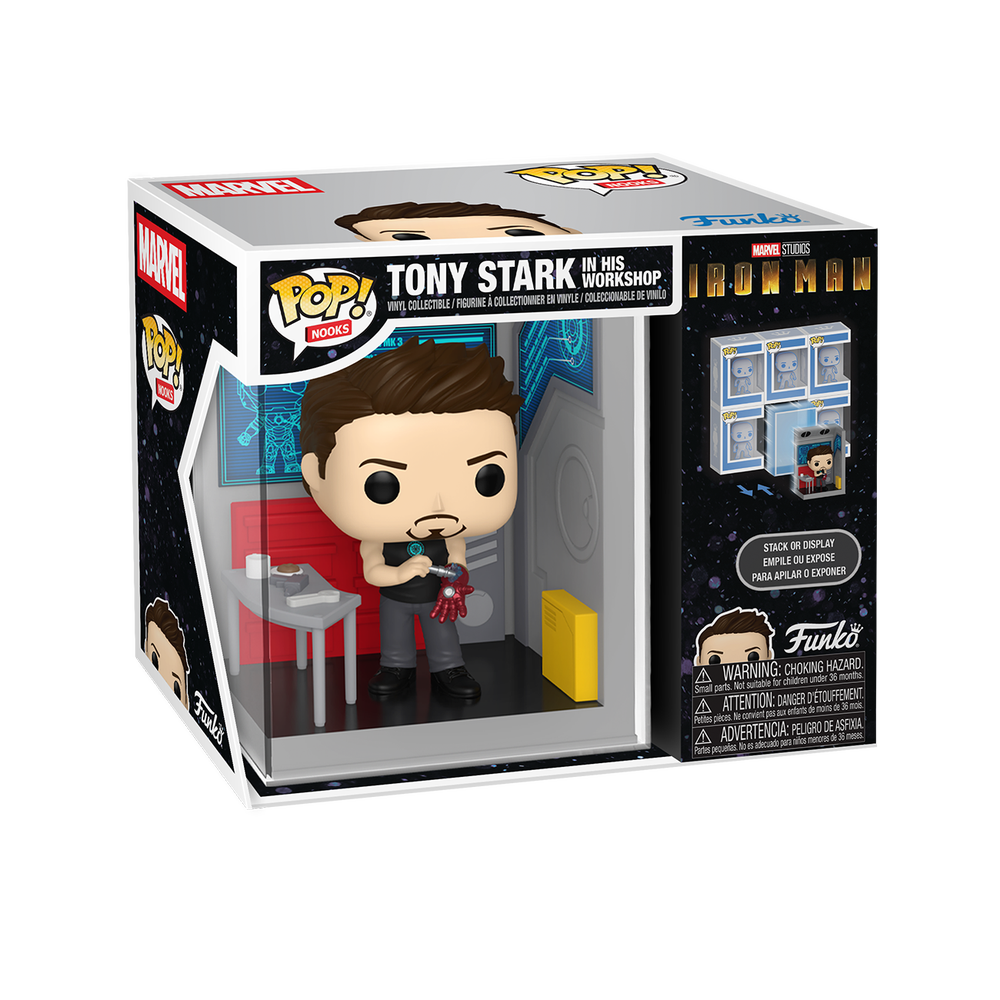 Marvel - Tony Stark's Garage Funko Pop Vinyl Nooks (Iron Man) Afbeelding 1
