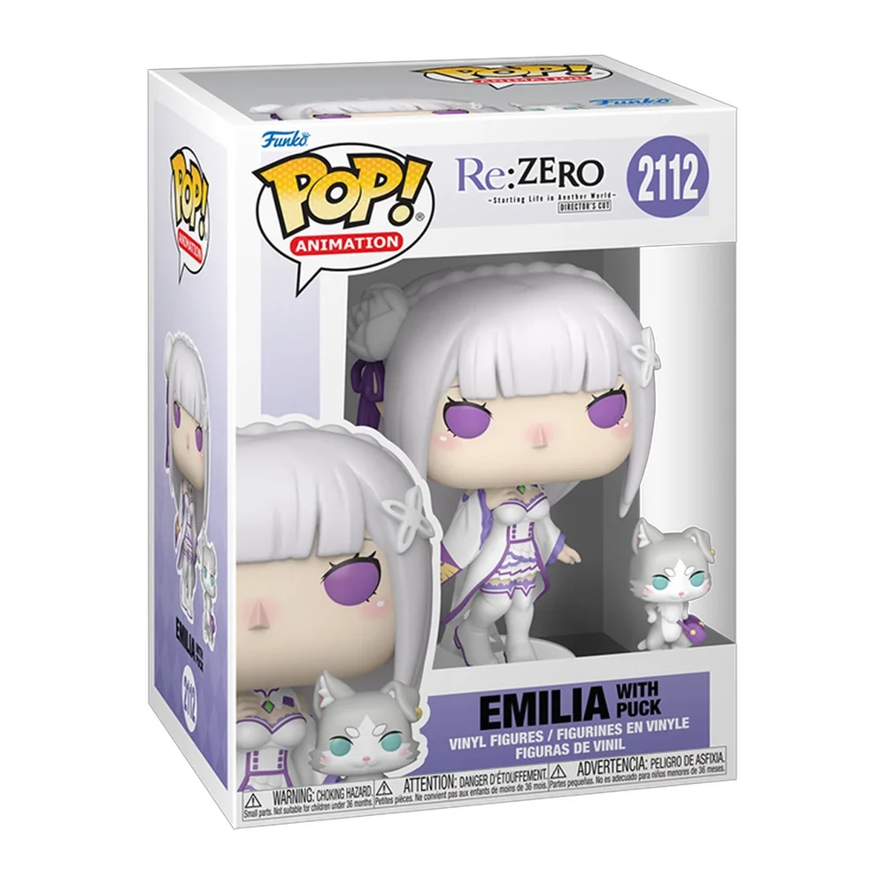 POP&Buddy: Re:ZERO- Emilia w/Puck Afbeelding 1