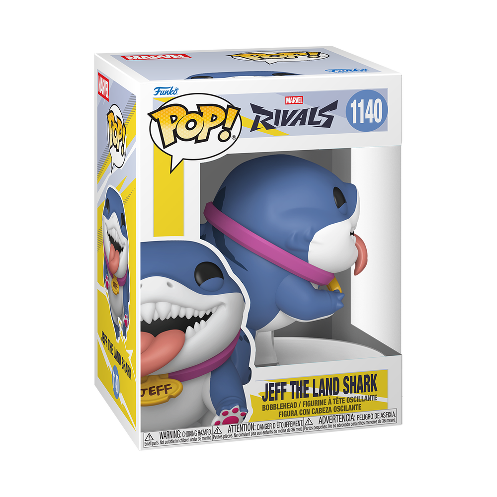 Marvel Rivals Jeff the Land Shark Funko POP Vinyl Afbeelding 1