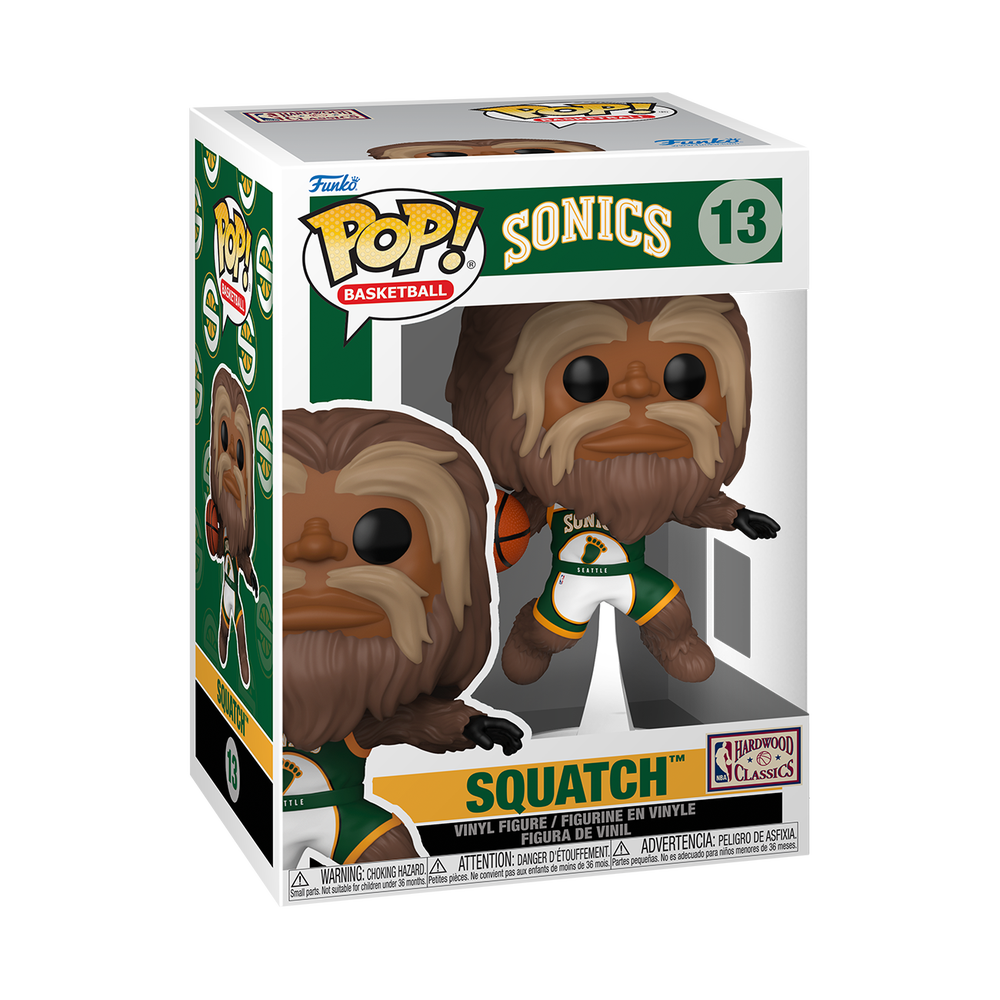NBA Sonics Sasquatch Funko POP Vinyl Afbeelding 1