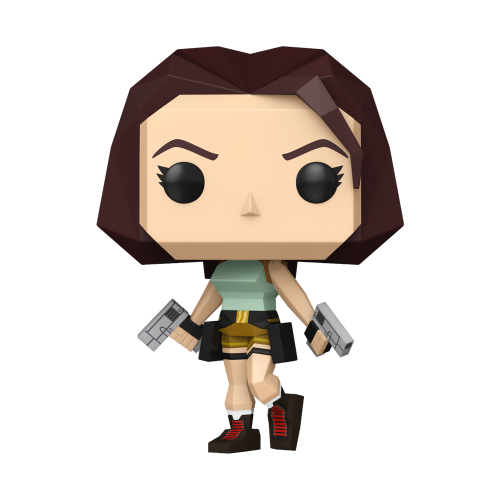 Pop! Games Tomb Raider Lara Croft (Polygon) Funko POP Vinyl Afbeelding 1