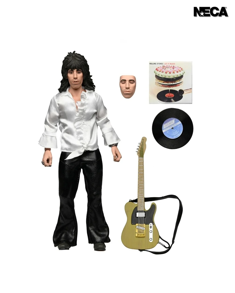 NECA - ROLLING STONES KEITH RICHARDS (1975) 8 INCH CLOTHED ACTION FIGURE Afbeelding 1