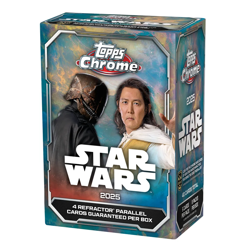 2025 Topps Chrome Star Wars Value Box (8 Packs) Afbeelding 1