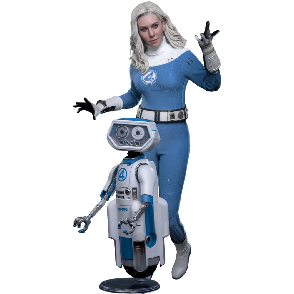 Hot Toys 1/6 Invisible Woman and H.E.R.B.I.E. - The Fantastic Four - First Steps Afbeelding 1