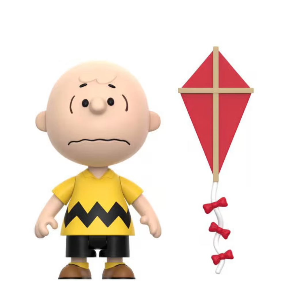 Super7 Charlie Brown and the Kite-Eating Tree ReAction Figure with Diorama Box Afbeelding 1