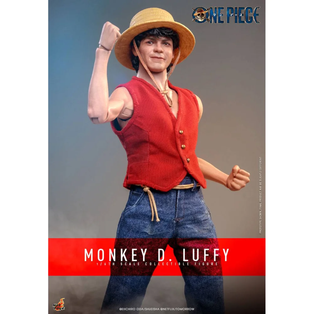 Hot Toys 1/6th Scale One Piece Monkey D. Luffy Poseable Figure (31cm) Afbeelding 1