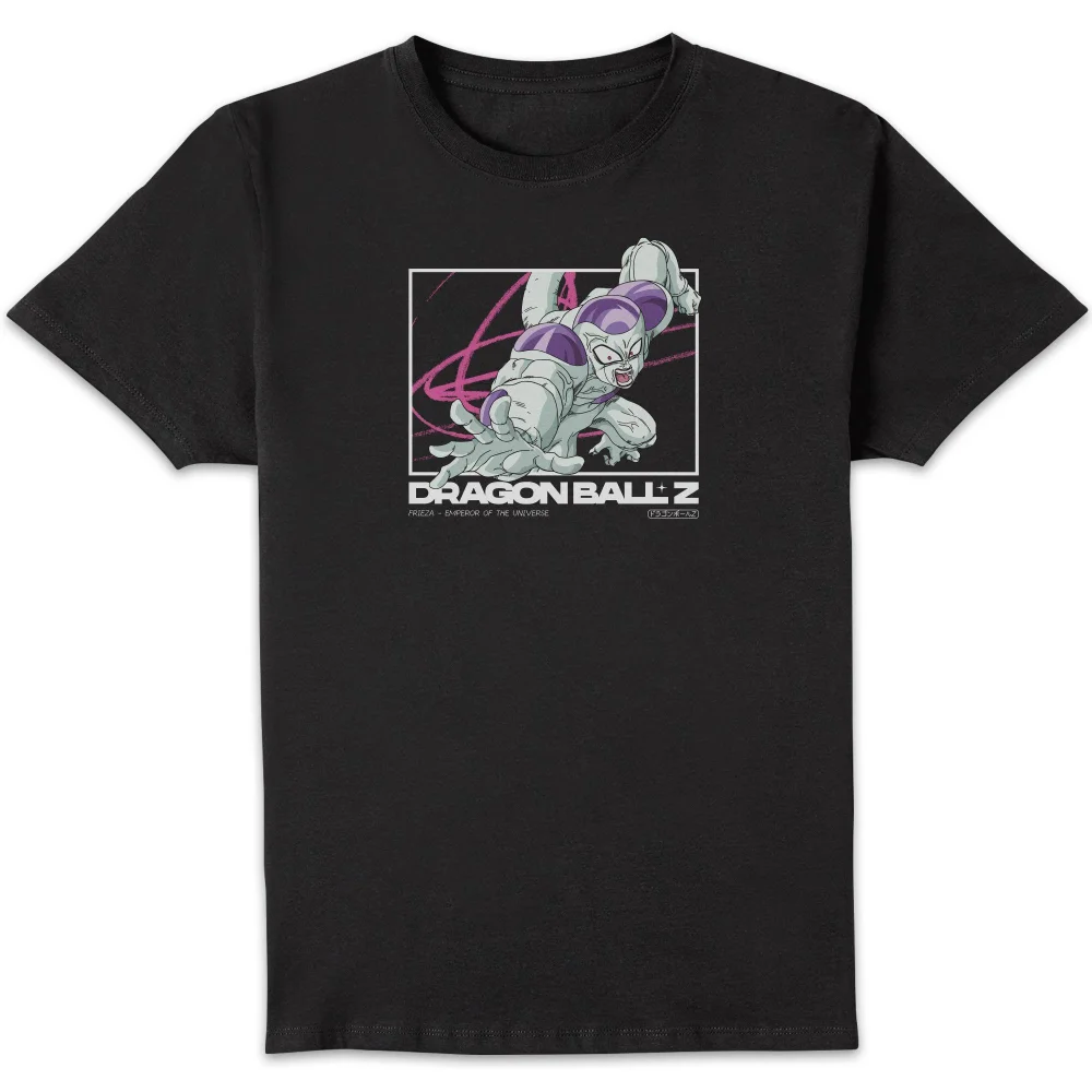 Dragon Ball Z Frieza Profile Unisex T-Shirt - Black - S Afbeelding 1