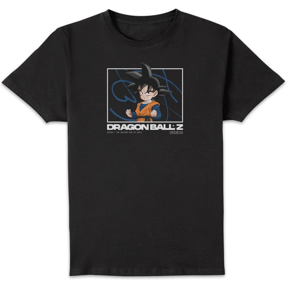 Dragon Ball Z Goten Profile Unisex T-Shirt - Black - S Afbeelding 1