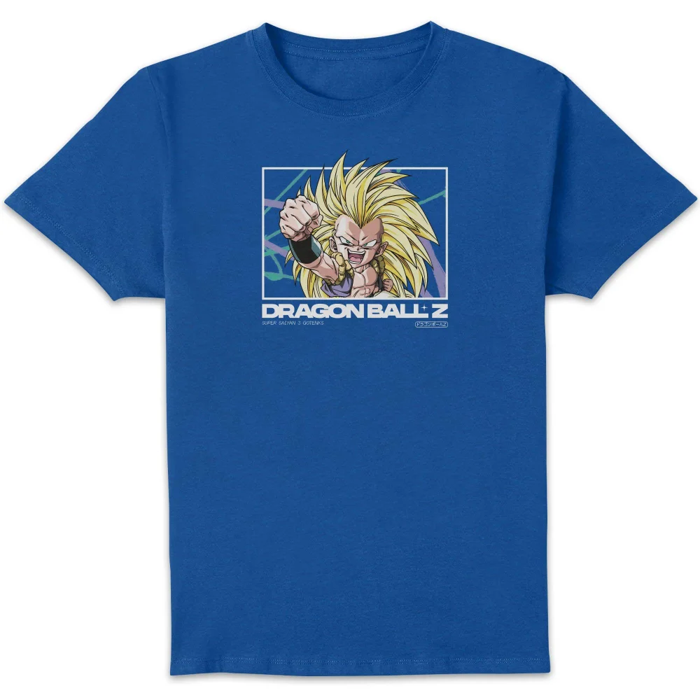 Dragon Ball Z Super Saiyan Gotenks Profile Unisex T-Shirt - Blue - L Afbeelding 1