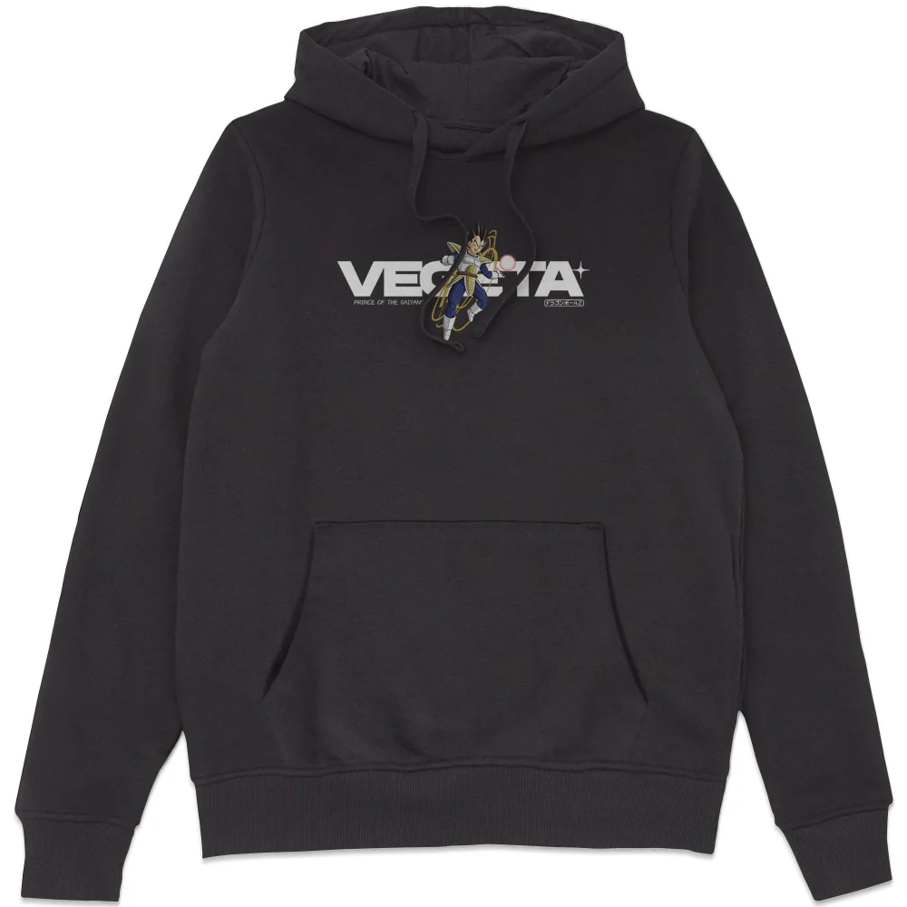 Dragon Ball Z Vegeta Style Hoodie - Black - S Afbeelding 1