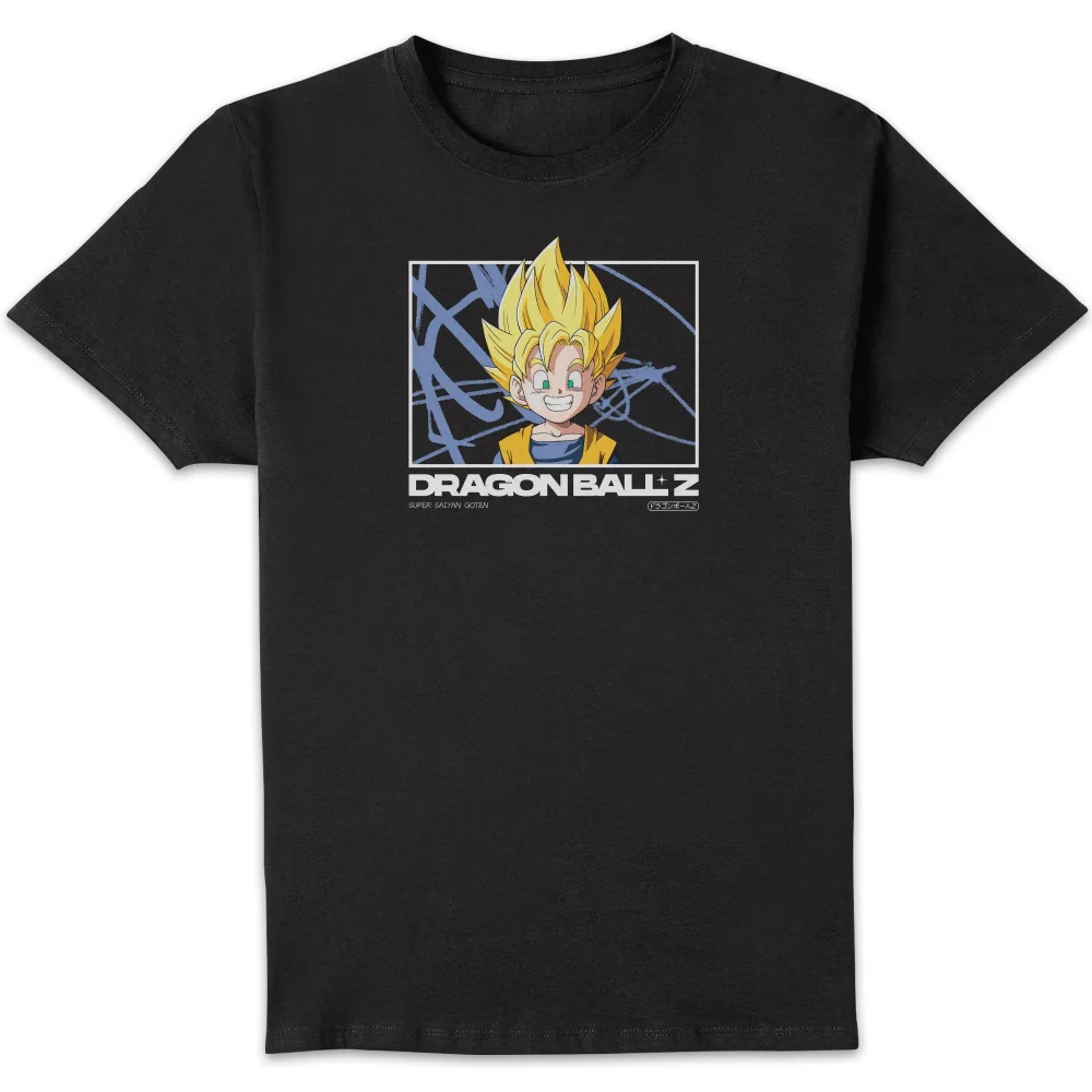 Dragon Ball Z Super Goten Profile Unisex T-Shirt - Black - S Afbeelding 1