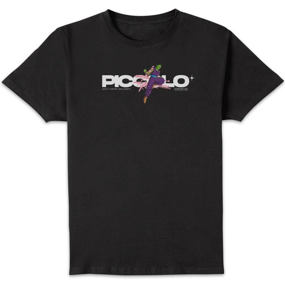 Dragon Ball Z Piccolo Style Unisex T-Shirt - Black - S Afbeelding 1
