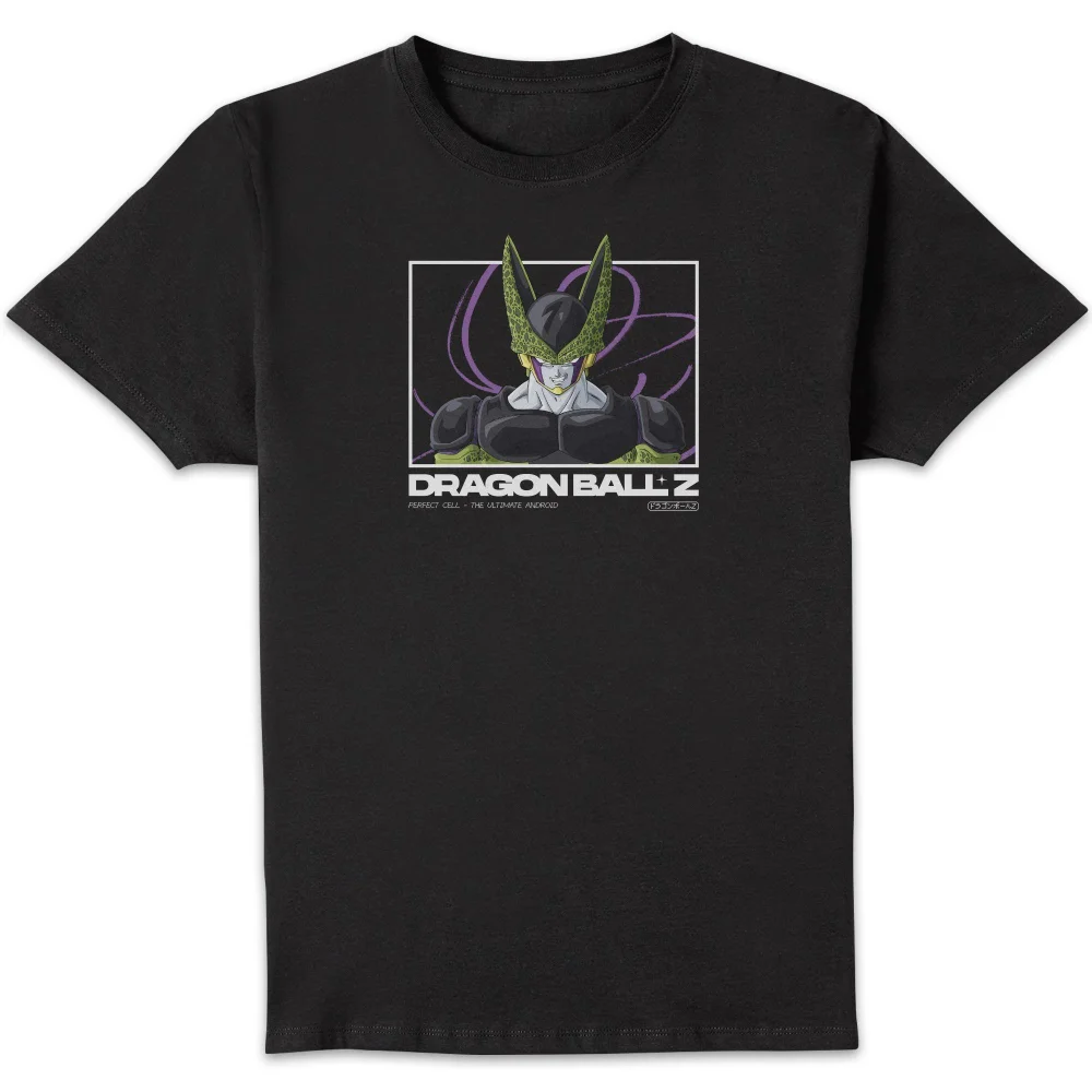Dragon Ball Z Perfect Cell Profile Unisex T-Shirt - Black - S Afbeelding 1